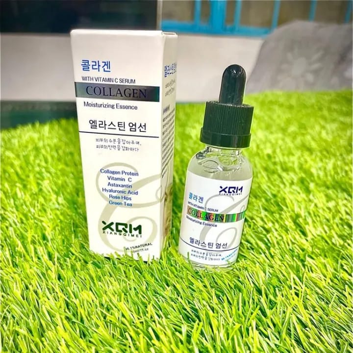 XQM Collagen Moisturizing Face Serum – Vitamin C Infused Nourishing & Brightening Facial Serum for Glowing Skin (30 ml) - Image 2