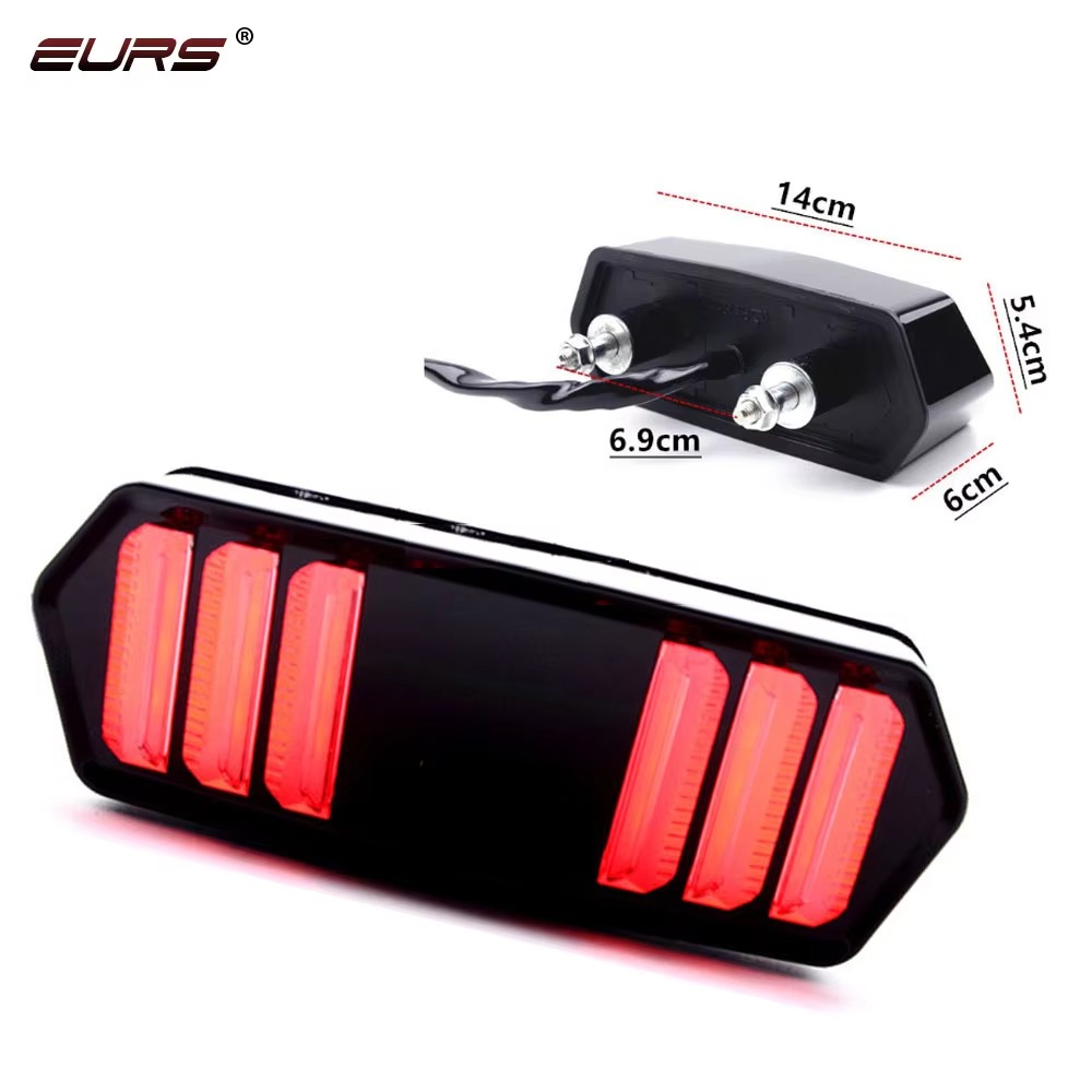 Universal Motorbike Back Light with Indicator | Audi Style LED Tail Light with DRL | Stylish Rear Light for All Bikes - Image 5