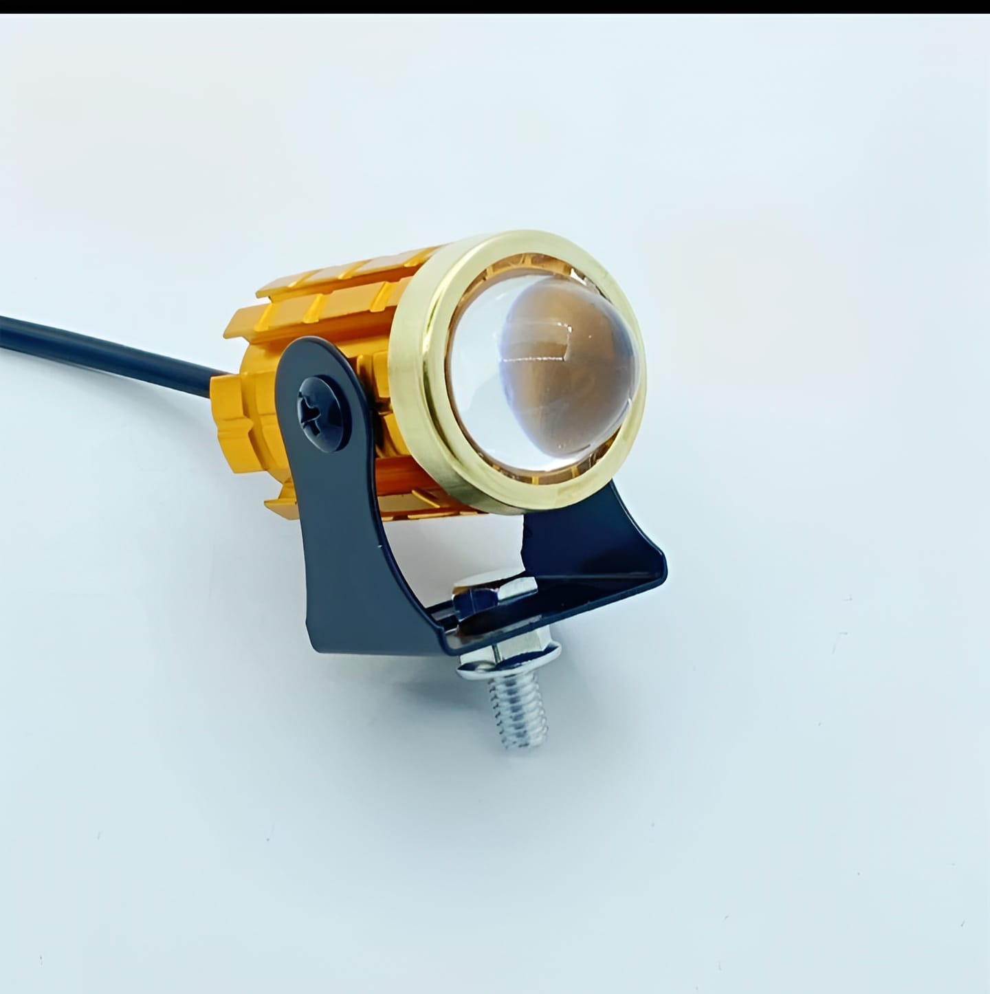 Mini 4-Function Driving Fog Light for All Motorcycles, Cars & Jeeps | White, Yellow, Combo & Flasher Lens Projector | Universal Auxiliary Light (Random Color) - Image 2