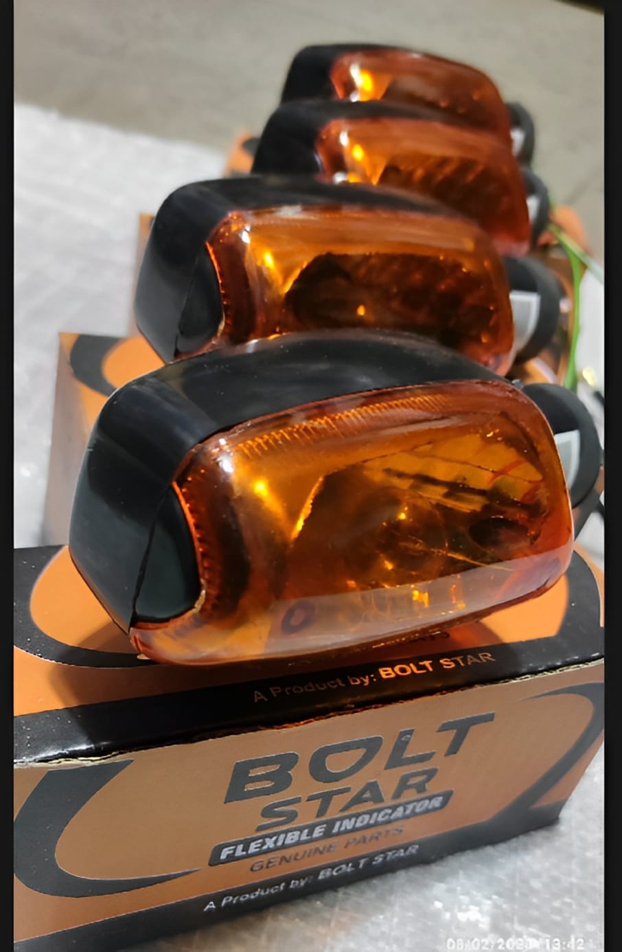 Pack of 4 Original 70cc Bike Indicators | Compatible with 2013 & Newer Models | Motorcycle Turn Signal Lights - Image 5