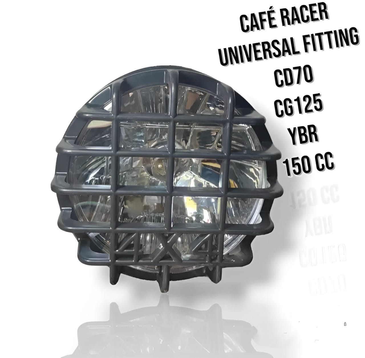 Cafe Racer Headlight for 70cc & 125cc Bikes | Easy-to-Install Motorcycle Headlamp - Image 4