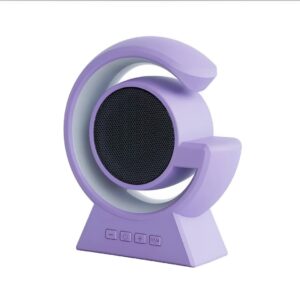 BX-39 Mini G Wireless Bluetooth Speaker 5.3 | RGB Light & Wireless Charging | Portable Speaker with Bedside Lamp