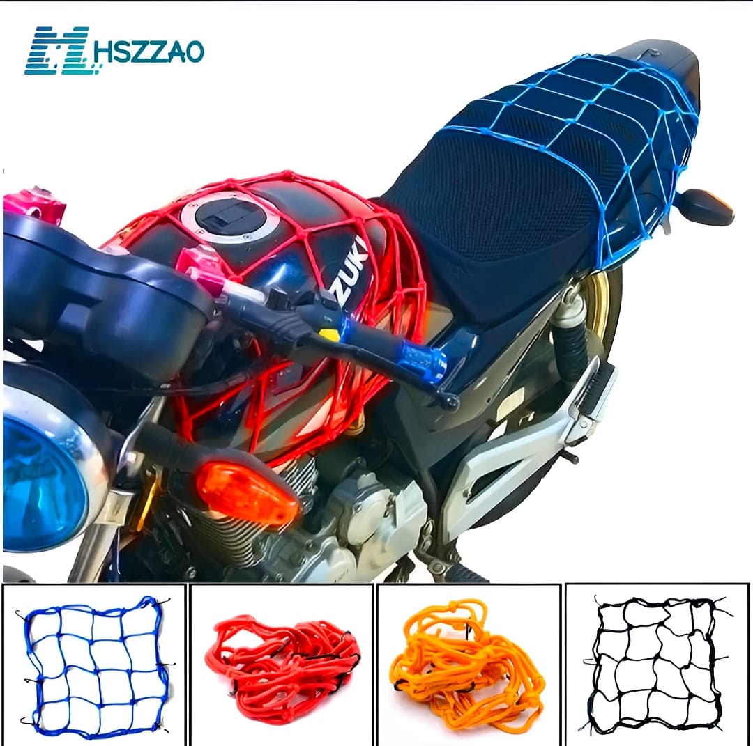 Bike Seat & Luggage Belt | Rubber Motorcycle Bag Belt, Long Adjustable Belt for Bikes - Image 10