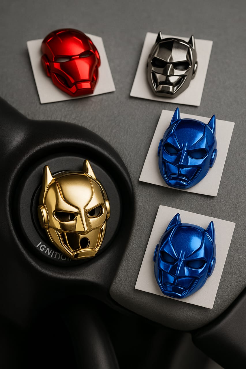 New Style Key (Chabi) Switch Cover for Bike & Car | Stylish Protection Cap | Random Design & Color