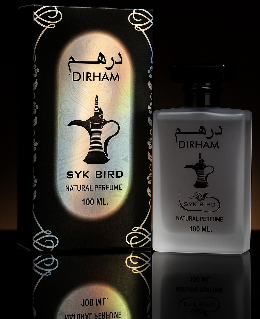 Dirham Golden Perfume – 100ml | Long-Lasting Arabic Fragrance | Original Unisex Perfume for Men & Women | Fresh, Woody & Oriental Scent