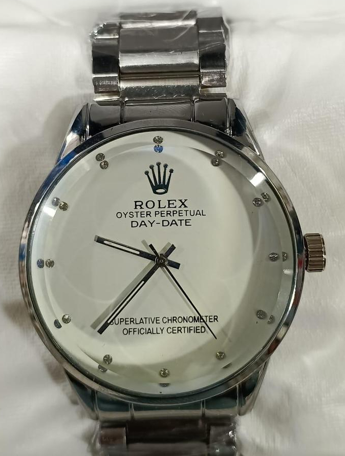 Rolex Men’s Stainless Steel Formal Watch – Premium Quartz Wristwatch for Men | Elegant Luxury Design (With Random Box) - Image 2