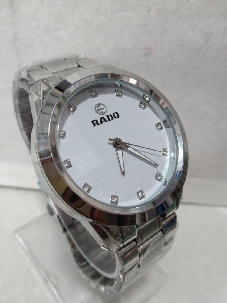 RADO Men’s Stainless Steel Formal Watch – Luxury Analog Wristwatch for Men | Premium Design, Durable Chain Strap (With Random Box) - Image 3