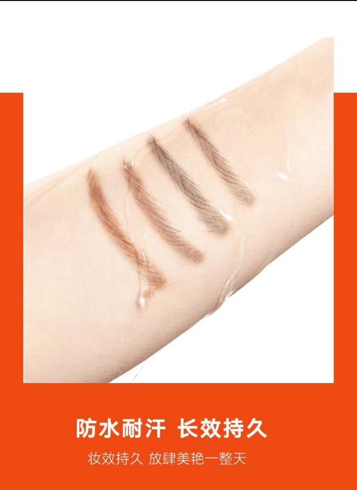 Aiqilai 3 in 1 Eyebrow Pencil | Eyebrow Pencil Gel | Anti-Smudge | Long-Lasting | Three-in-One | Double-Headed | Folding Eyebrow Trimming Knife | Brush - Image 10
