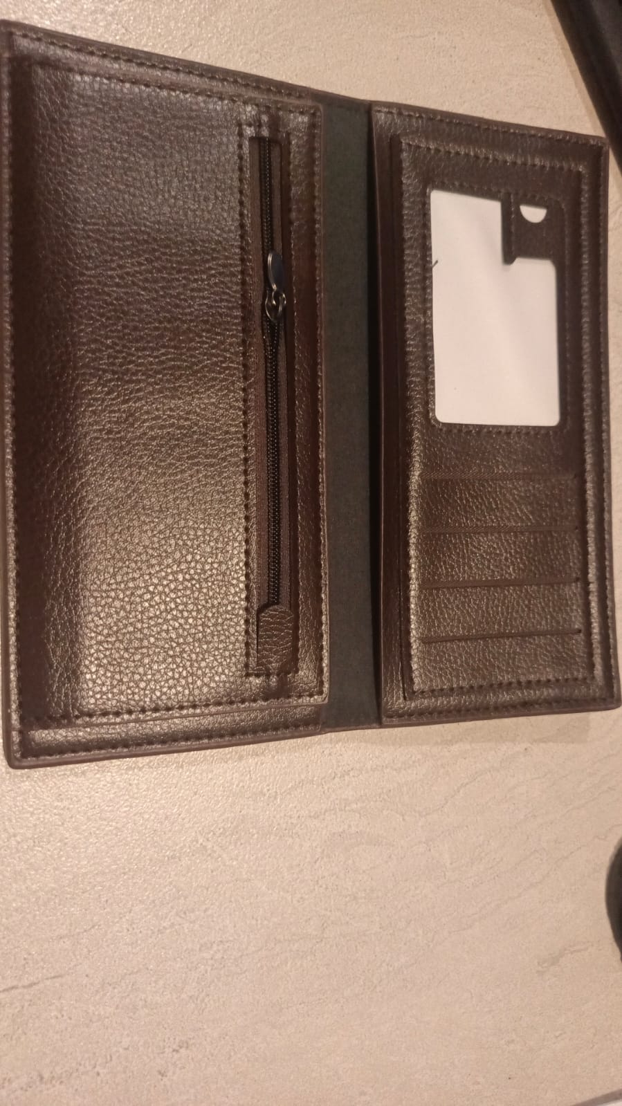Smart Rexine Wallet for Men – Slim, Stylish & Durable Brown Wallet | Lightweight Card Holder | Modern Everyday Wallet for Gents - Image 4