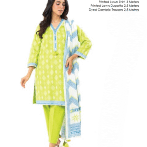 Alkaram Lawn Unstitched 3-Piece Suit – Summer Collection 2025 Vol. 1 | Premium Lawn Fabric for Women | Elegant Casual Wear