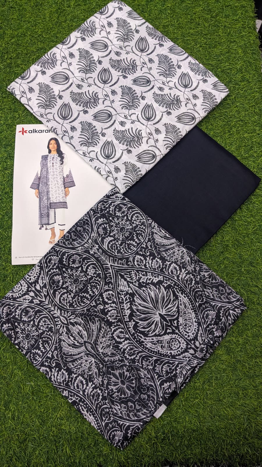 Alkaram Lawn Unstitched 3-Piece Suit – Summer Collection 2025 Vol. 1 | Premium Lawn Fabric for Women | Elegant Casual Wear - Image 2