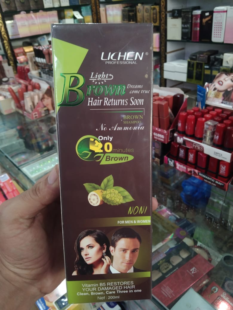 Light Brown Hair Color Shampoo – 200ml | Quick & Easy Gray Coverage | Natural Ammonia-Free Hair Dye | Long-Lasting & Nourishing Formula for Men & Women - Image 5