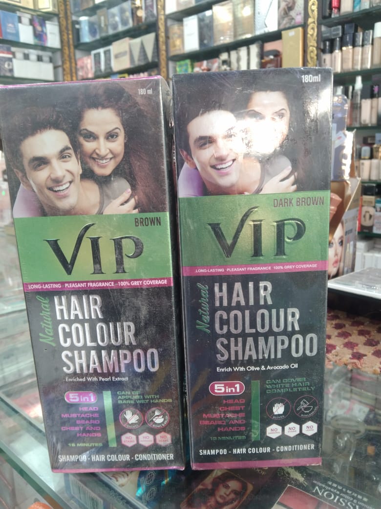 5-in-1 Hair Colour Shampoo – 180ml Brown | Natural Ammonia-Free Hair Dye for Hair, Beard, Moustache & Body Hair | Long-Lasting, Nourishing & Easy to Use - Image 9