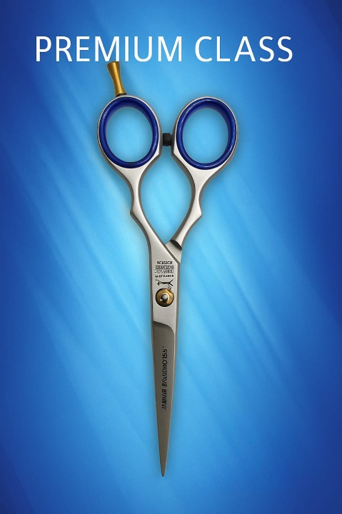 5.5” Professional Hair Cutting Scissors – Premium Stainless Steel Salon Barber Shears with Finger Rest & Adjustment Screw | Sharp, Durable & Ergonomic Design - Image 3