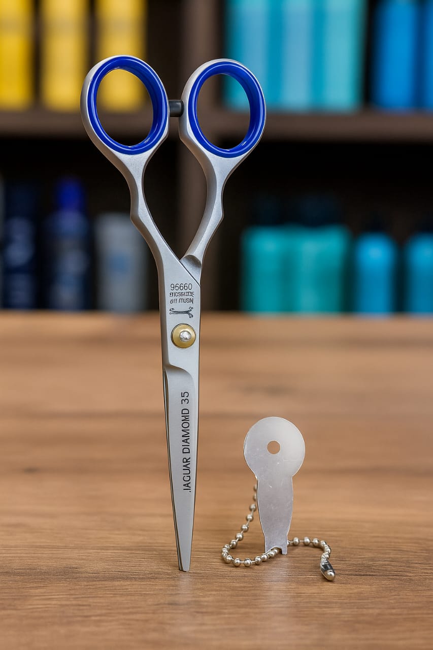 5.5” Professional Hair Cutting Scissors – Premium Stainless Steel Salon Barber Shears with Finger Rest & Adjustment Screw | Sharp, Durable & Ergonomic Design - Image 2