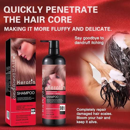 Wellice Hair Salon Keratin Essence & Collagen Shampoo – 800g | Smooth, Silky & Strong Hair | Anti-Frizz, Nourishing & Repair Formula for All Hair Types - Image 6