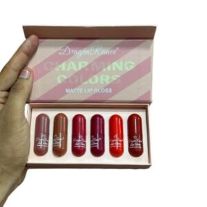 Dragon Ranee 6-in-1 Lip Gloss Set | Unique Highly Pigmented Shades | Long-Lasting Moisturizing Lip Color