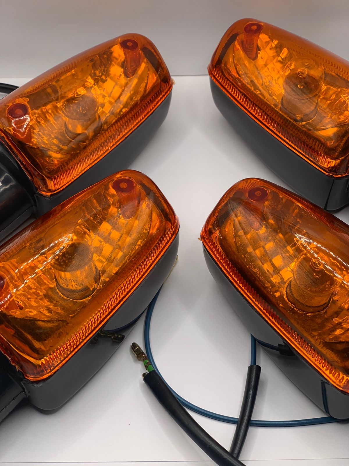 Pack of 4 Original 70cc Bike Indicators | Compatible with 2013 & Newer Models | Motorcycle Turn Signal Lights