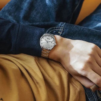 RADO Men’s Stainless Steel Formal Watch – Luxury Analog Wristwatch for Men | Premium Design, Durable Chain Strap (With Random Box) - Image 17