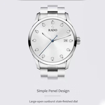 RADO Men’s Stainless Steel Formal Watch – Luxury Analog Wristwatch for Men | Premium Design, Durable Chain Strap (With Random Box) - Image 12
