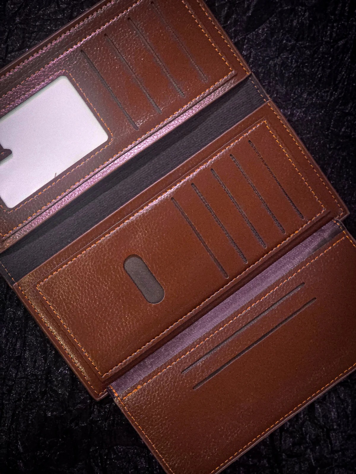 Smart Rexine Wallet for Men – Slim, Stylish & Durable Brown Wallet | Lightweight Card Holder | Modern Everyday Wallet for Gents - Image 7
