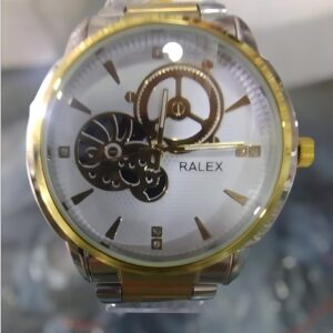 Men’s Luxury Stainless Steel Watch – Elegant Quartz Wristwatch with Gift Box | Premium Design, Durable Build & Stylish Finish