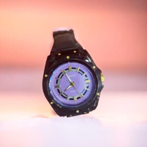 Yhely Rubber Strap Gents Watch – Stylish & Durable Men’s Wrist Watch with Normal Box (Random Color)