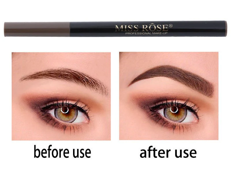 MISS ROSE Liquid Waterproof Eyebrow Pen (0.3 Brown Color) | Long-Lasting, Smudge-Proof, Natural Look Eyebrow Marker - Image 4