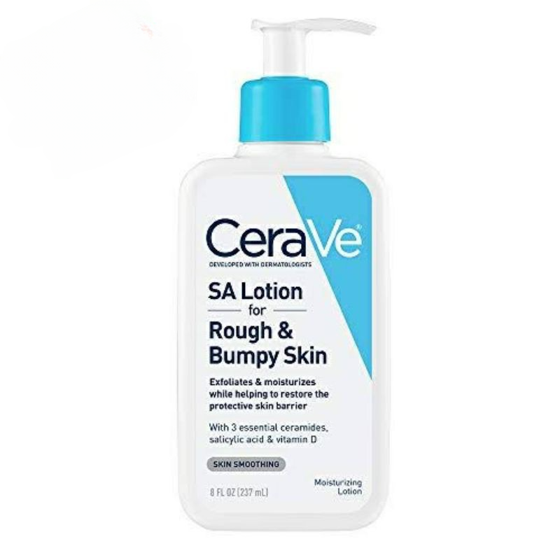 CeraVe SA Lotion for Rough & Bumpy Skin – 237ml | With Salicylic Acid, Lactic Acid, Hyaluronic Acid & Vitamin D | Exfoliating & Moisturizing Lotion - Image 2