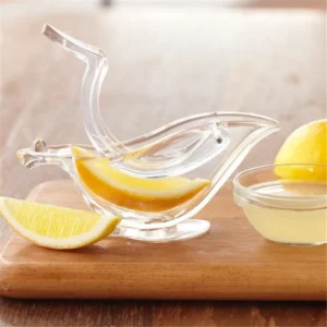 Manual Lemon Clip Portable Clear Fruit Juicer Bird Lemon Slice Squeezer Home Kitchen Bar Hand Gadget