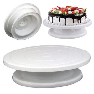 28cm Cake Turntable Decorating Stand – Rotating Cake Stand for Icing & Decorating
