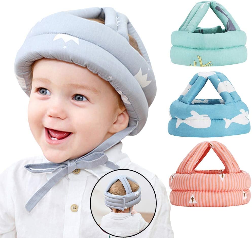 Baby Head Protector for Crawling & Walking – Soft Safety Helmet for Infants & Toddlers | Lightweight Shock Absorption Cap (Random Color/Design)