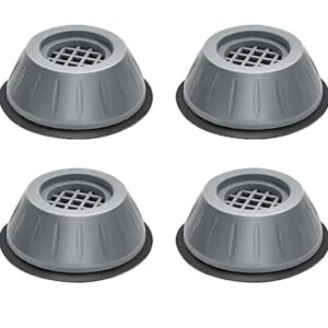 Pack of 4 Anti-Vibration Washing Machine Feet Pads – Non-Slip, Noise-Reducing Rubber Support Pads