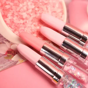 Cute Lipstick Gel Pen – Black Ink, Colorful & Fun Design – 1pc Random Color – Kawaii School & Office Supplies
