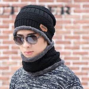 Coral Fleece Winter Scarf & Beanie Set – Soft, Warm, and Cozy Hats & Scarves for Men & Women
