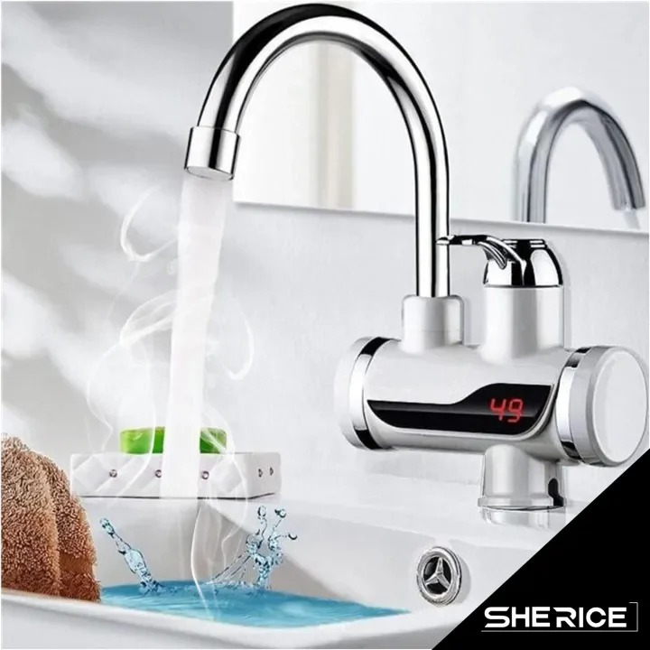 Faucet Instant Electric Hot Water Heater – Fast Heating Tap for Kitchen & Bathroom | Digital Display, Energy Efficient & Easy to Install - Image 2