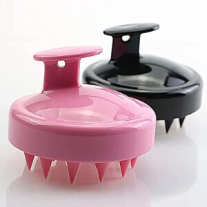 Scalp Shampoo Massager Brush | Soft Silicone Hair Scrubber for Deep Cleansing & Relaxing Scalp Massage (Random Color)