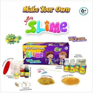 Make Your Own Slime Kit – DIY Slime Making Kit for Kids | Fun, Safe & Non-Toxic Slime Kits for Girls & Boys | Arts & Crafts Activity Set