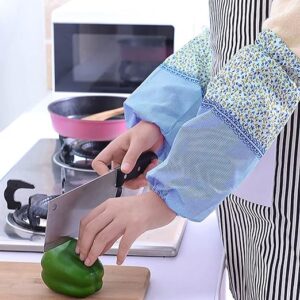 Waterproof Kitchen Sleeve Covers – Dustproof, Reusable Arm Sleeves for Dishwashing & Cleaning – Random Color (1 Pair)