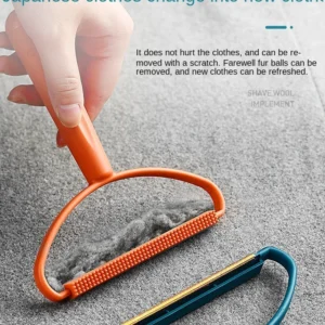Portable Cloth Fuzz Remover – Manual Lint Shaver for Clothes, Fabric & Furniture (Random Color)