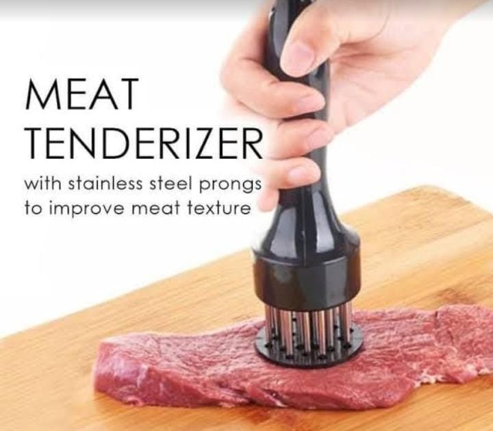 Stainless Steel Meat Tenderizer Needle | Loose Meat Softener Tool | Eco-Friendly Kitchen Gadget for Juicy & Flavorful Meat (Random Color)