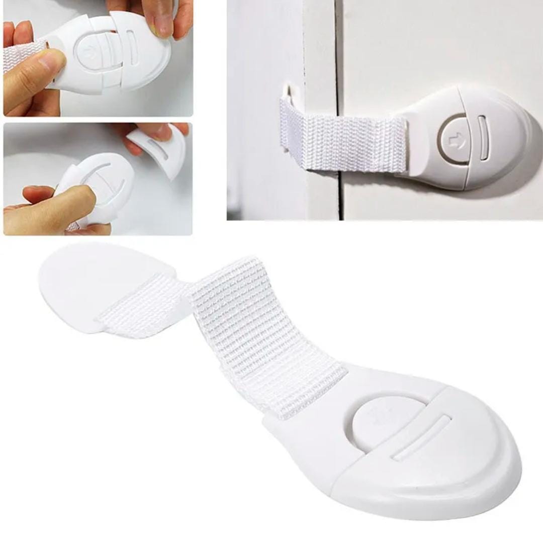 Baby Safety Cabinet Lock – 1PC Childproof Drawer, Fridge, Cupboard & Door Latch – Baby Proofing Kit for Toddlers & Kids