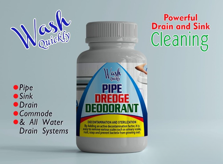 Quick Wash Sink & Drain Cleaner – Powerful Pipe Dredge & Deodorant for Fast Clog Removal