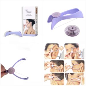 Slique Facial Hair Remover for Women – Threading Beauty Tool for Face, Chin, Upper Lip & Cheeks – Painless Hair Removal