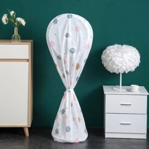 Decorative Fan Cover with Colorful Pattern Design – Dust Protection & Stylish Room Décor Accent