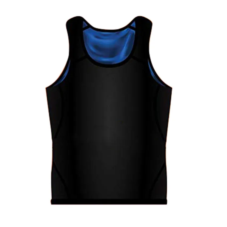 Men Sweat Shaper Polymer Vest | Slimming Body Shaper for Men | Sweat Sauna Tank for Weight Loss & Workout (Instant Slim Fit) - Image 2