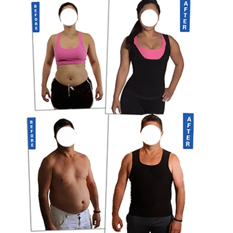 Men Sweat Shaper Polymer Vest | Slimming Body Shaper for Men | Sweat Sauna Tank for Weight Loss & Workout (Instant Slim Fit) - Image 4