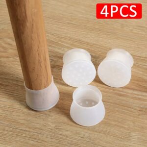 Pack of 4 Anti-Slip Bottom Pads for Chairs & Furniture – Floor Protectors & Noise Reducers