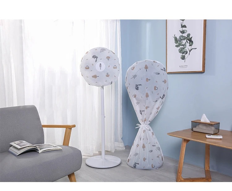 Decorative Fan Cover with Colorful Pattern Design – Dust Protection & Stylish Room Décor Accent - Image 8
