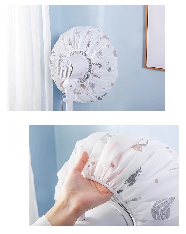 Decorative Fan Cover with Colorful Pattern Design – Dust Protection & Stylish Room Décor Accent - Image 4